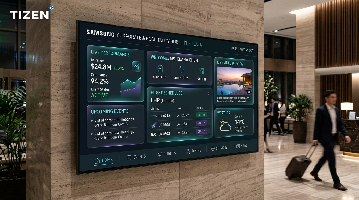 Samsung SSSP Commercial Smart Signage Application